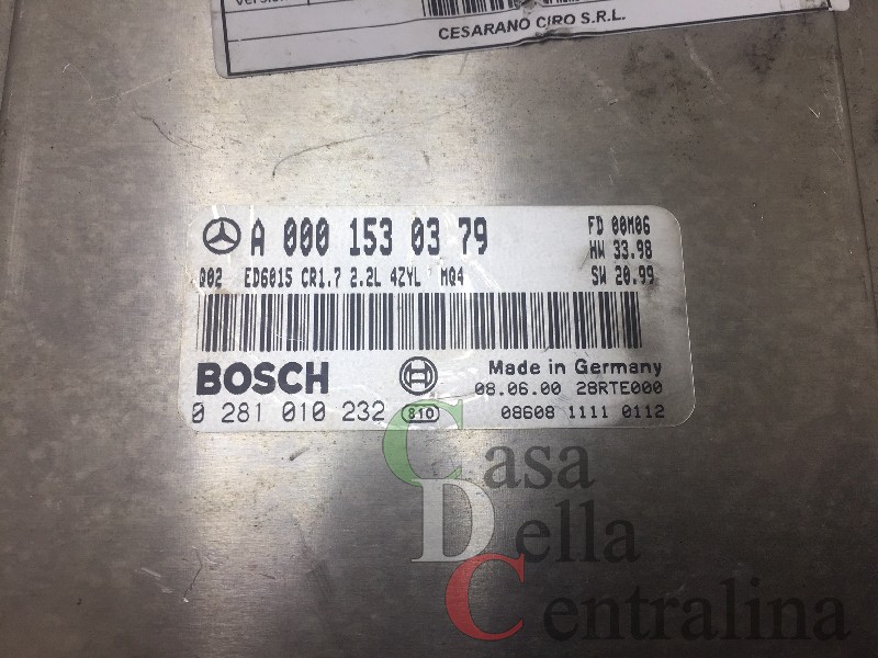 0281001956 CENTRALINA MOTORE ROVER 25