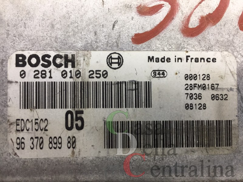 0281001956 CENTRALINA MOTORE ROVER 25