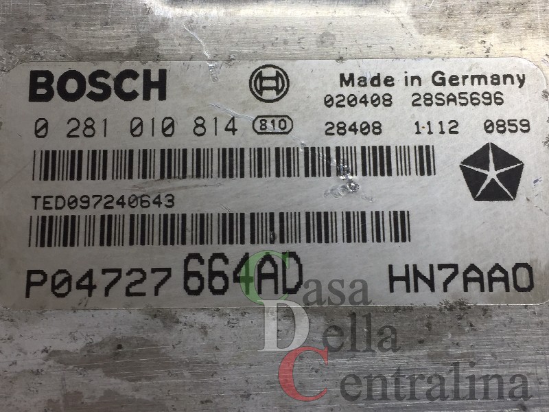 0281001956 CENTRALINA MOTORE ROVER 25