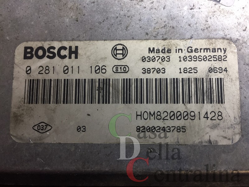 0281001956 CENTRALINA MOTORE ROVER 25