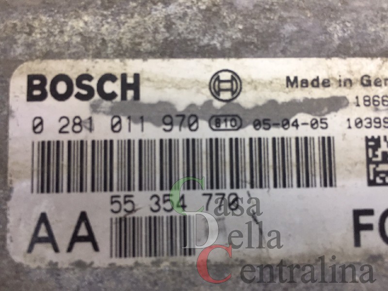 0281011970 CENTRALINA MOTORE SAAB 9.3 0281011970 CENTRALINA MOTORE SAAB 9.3