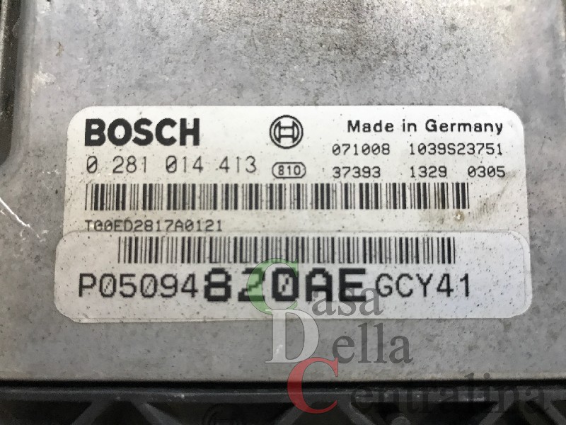 0281001956 CENTRALINA MOTORE ROVER 25