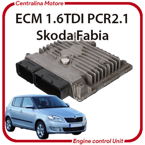 Skoda Fabia 1.6TDI 90 FAP Simos PCR2.1 Revisione Centralina Motore