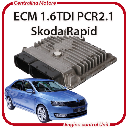 Skoda Rapid 1.6TDI 90 FAP Simos PCR2.1 Revisione Centralina Motore