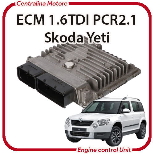 Skoda Yeti 1.6TDI Simos PCR2.1 Revisione Centralina Motore Skoda Yeti 1.6TDI Simos PCR2.1 Revisione Centralina Motore