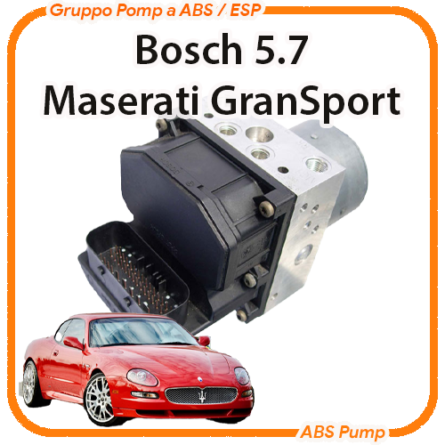 ABS Maserati GranSport Bosch 5.7 revisione Modulo gruppo pompa abs