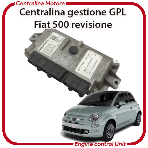Centralina e difetti gestione GPL Fiat 500 312 SDU 2C0 revisione