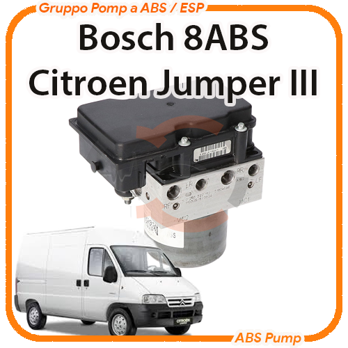 ABS Citroen Jumper Bosch 8ABS Revisione Modulo Pompa ABS Citroen Jumper Bosch 8ABS Revisione Modulo Pompa
