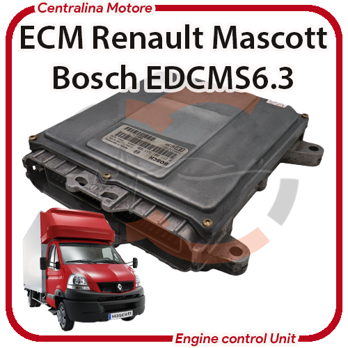 Engine Control Unit Renault Mascott Bosch EDCMS6.3 Engine Control Unit Renault Mascott Bosch EDCMS6.3