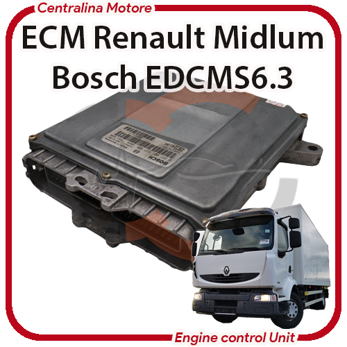 Engine Control Unit Renault Midlum Bosch EDCMS6.3 Engine Control Unit Renault Midlum Bosch EDCMS6.3