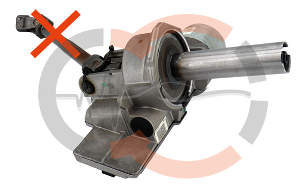 Dettaglio piantone sterzo Alfa Romeo MiTo