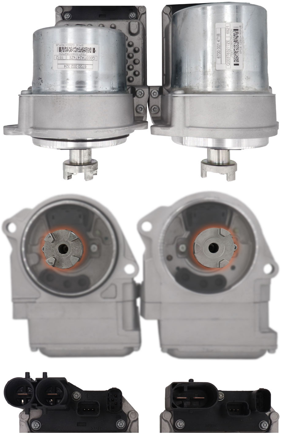 Dettaglio motore sterzo elettrico Peugeot 207