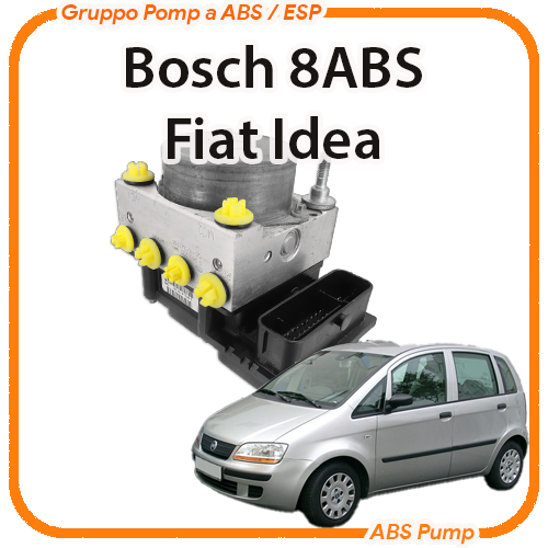 ABS Fiat Idea Bosch 8ABS Revisione Modulo Pompa