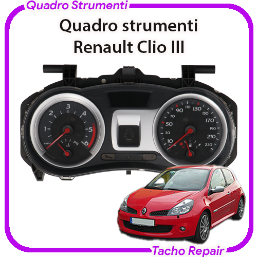 Quadro strumenti e difetti Renault Clio III (2005-2013)