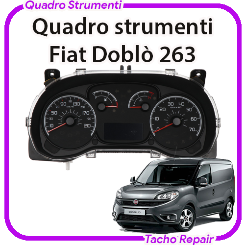 Quadro strumenti e difetti Fiat Doblò 263 (2010-2021) Magneti Marelli Quadro strumenti e difetti Fiat Doblò 263 (2010-2021) Magneti Marelli