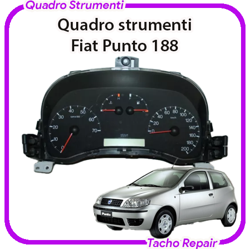Quadro strumenti Fiat Punto 188 1999 --> 188A4000 Quadro strumenti Fiat Punto 188 1999 --> 188A4000