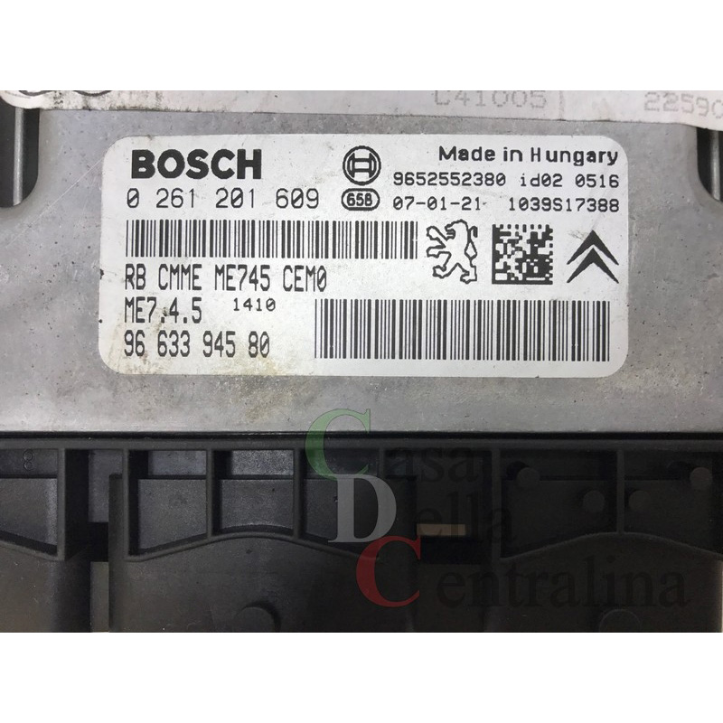 ME 7.4.5 Centralina motore Citroen C4 0261201609 9664285080 - Clicca l'immagine per chiudere