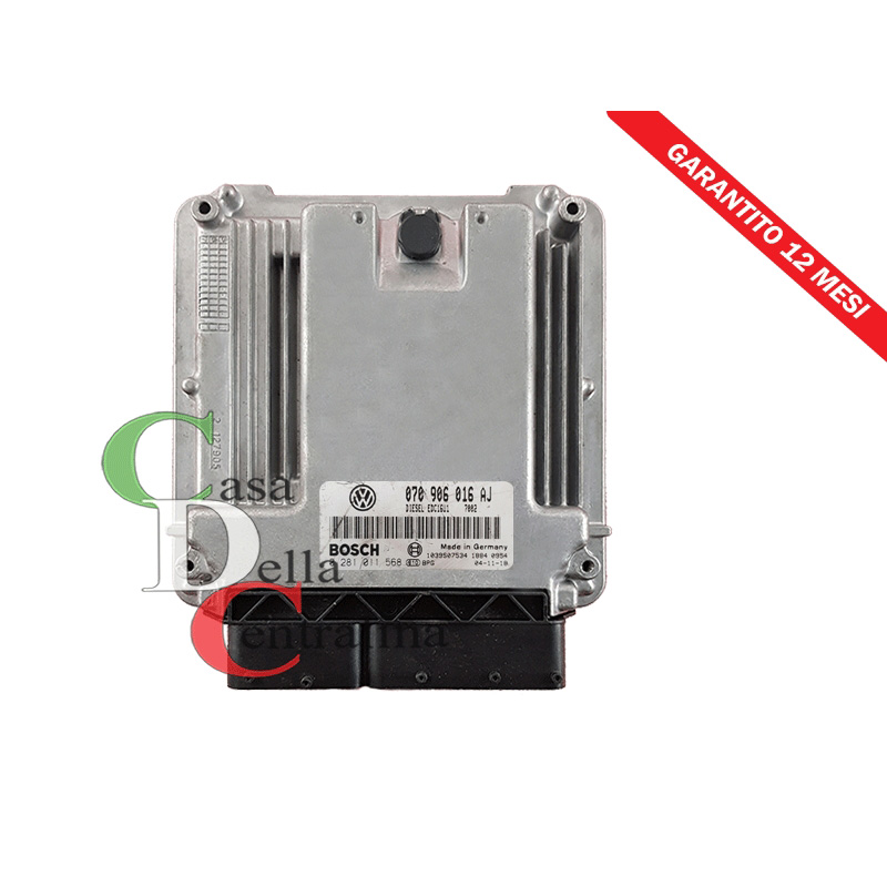 0281011568 EDC16U1 070906016AJ CENTRALINA MOTORE VW TRANSPORTER - Clicca l'immagine per chiudere
