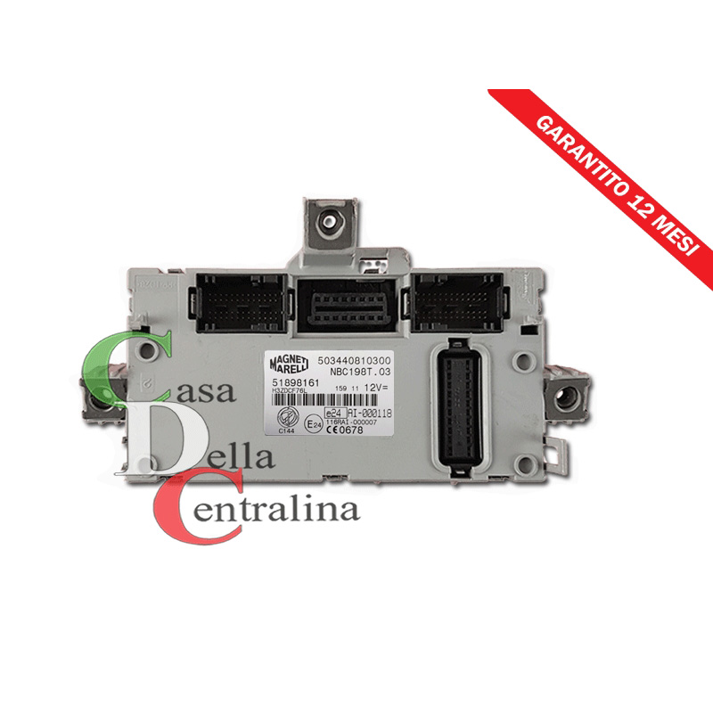 51898161 NBC198T.03 503440810300 BODY COMPUTER FIAT BRAVO - Clicca l'immagine per chiudere