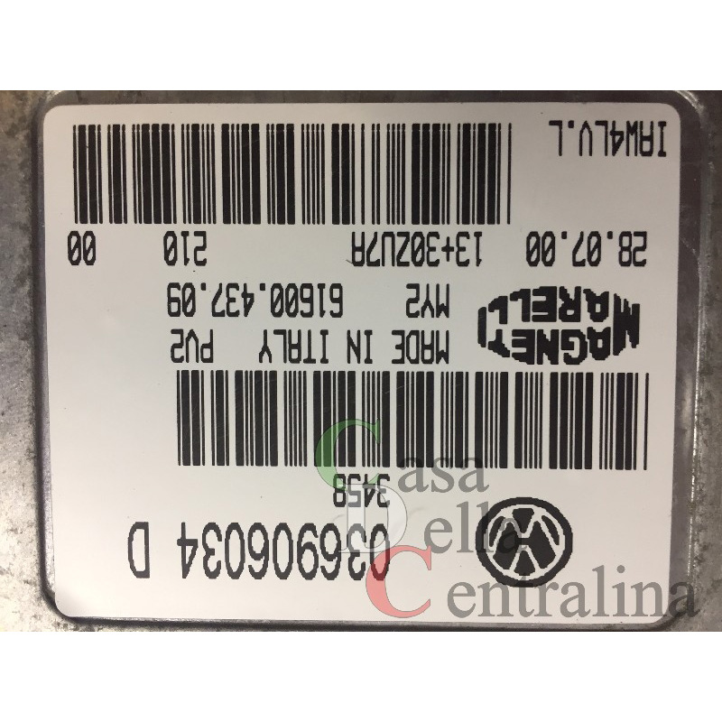 Centralina Motore Gruppo VAG 036906034D 036 906 034 D IAW4LV.L - Clicca l'immagine per chiudere