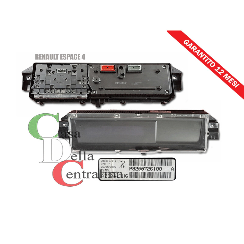 Revisione quadro strumenti Renault Espace IV - Clicca l'immagine per chiudere