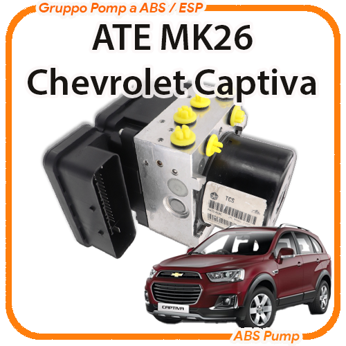 ABS Chevrolet Captiva C100 C140 Ate MK26 revisione Modulo gruppo pompa abs ABS Chevrolet Captiva C100 C140 Ate MK26 revisione Modulo gruppo pompa abs
