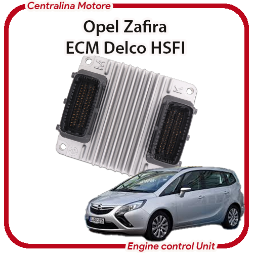 Opel Zafira [A] Benzina (1999-03>2005-07) 1.6i Revisione centralina motore HSFI 2.x