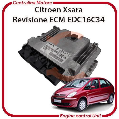 Centralina Motore Citroen Xsara 1.6 HDI 9HV/9H01 / DV6TED4B Bosch EDC16C34 Centralina Motore Citroen Xsara 1.6 HDI 9HV/9H01 / DV6TED4B Bosch EDC16C34