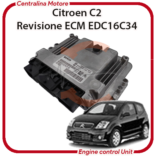Centralina Motore Citroen C2 1.6 HDI 9HV/9H01 / DV6TED4B Bosch EDC16C34 Centralina Motore Citroen C2 1.6 HDI 9HV/9H01 / DV6TED4B Bosch EDC16C34
