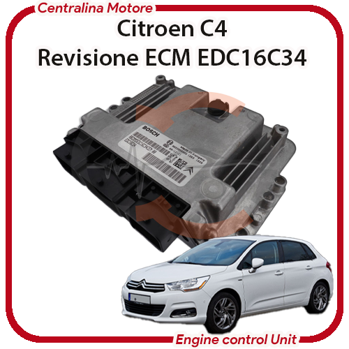 Centralina Motore Citroen C4 1.6 HDI 9HV/9H01 / DV6TED4B Bosch EDC16C34 Centralina Motore Citroen C4 1.6 HDI 9HV/9H01 / DV6TED4B Bosch EDC16C34
