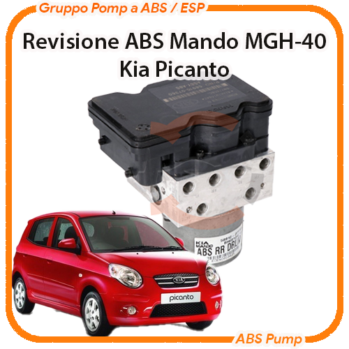ABS Kia Picanto Mando MGH-40 ABS Revisione modulo pompa ABS Kia Picanto Mando MGH-40 ABS Revisione modulo pompa