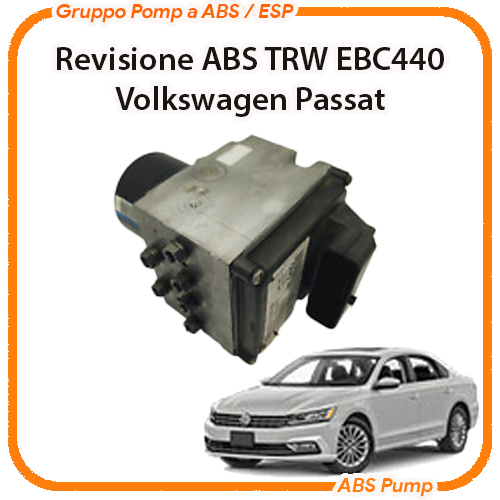 ABS Volkswagen Passat TRW EBC440 Revisione Modulo Pompa abs ABS Volkswagen Passat TRW EBC440 Revisione Modulo Pompa abs
