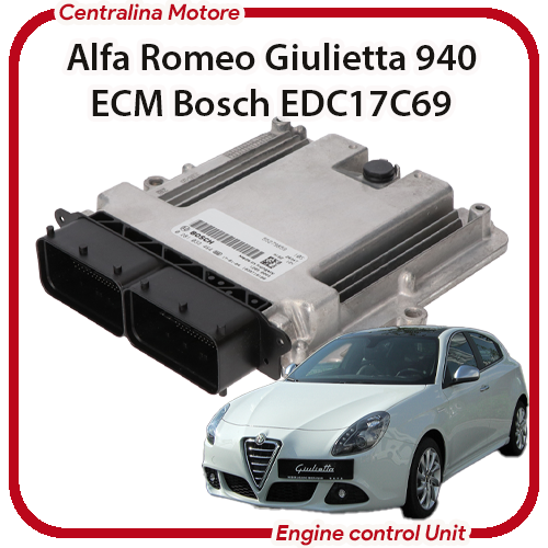Centralina Motore Alfa Romeo Giulietta 940 Bosch EDC17C69
