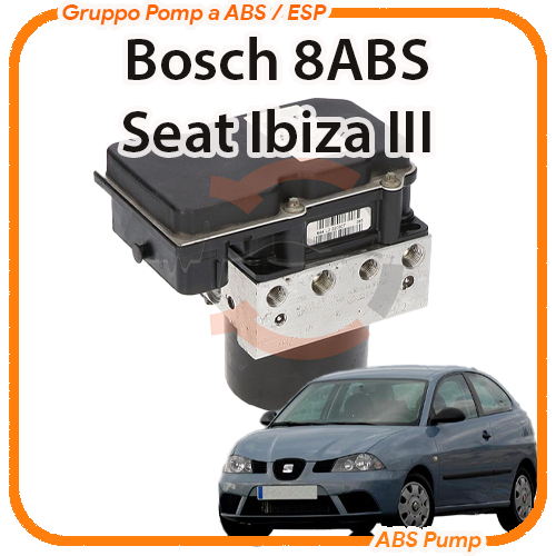 ABS Seat Ibiza III Bosch 8ABS Revisione Modulo Pompa ABS Seat Ibiza III Bosch 8ABS Revisione Modulo Pompa