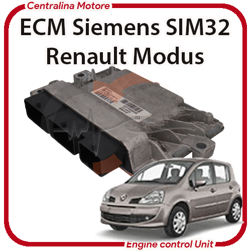 Centralina Motore e avviamento Renault Modus 1.2i D4F_744 Siemens SIM32